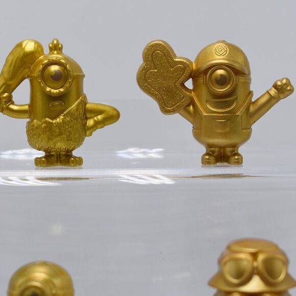 McDonald's Happy Meal Lot Of 6 Mini Golden Minions - Picture 4 of 7